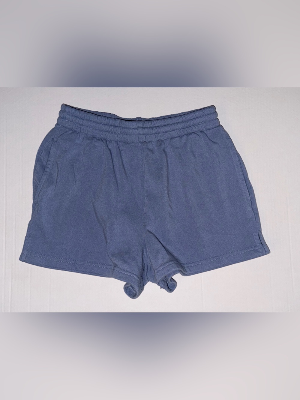 Classic Women's Navy Athletic Shorts with Elastic Waist